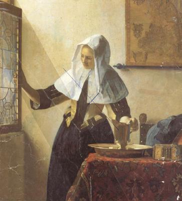 Jan Vermeer Vrouw met waterkan (mk26) France oil painting art